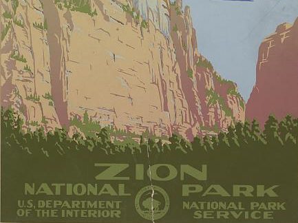 Zion National Park Poster