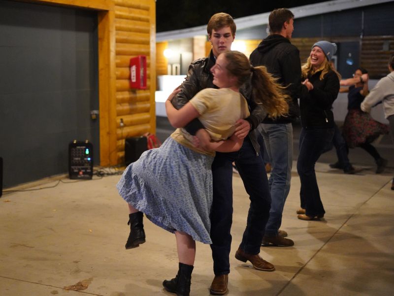 Dances at Wyoming Catholic College - outside dorms