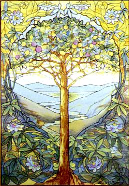 Tree Stain Glass