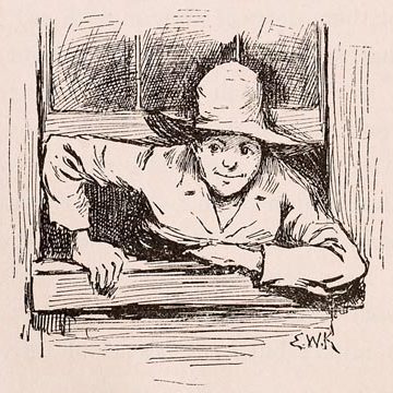 Tom Sawyer sneaking out