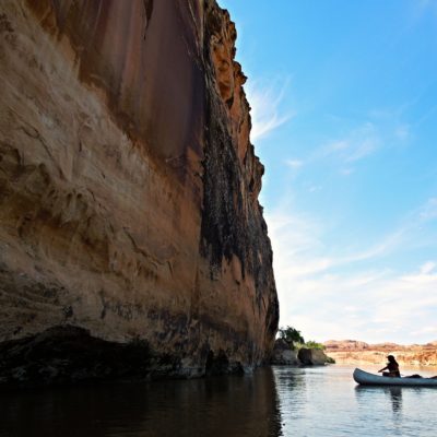 Canoeing the Green River in Utah 