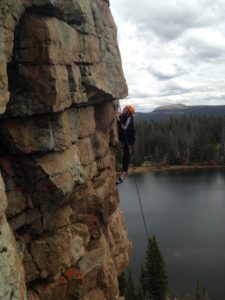 Rock climbing in Maple Canyon, UT