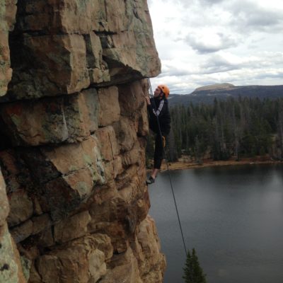 Rock climbing in Maple Canyon, UT