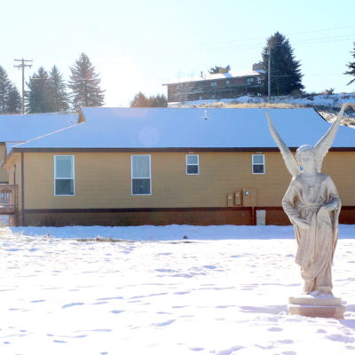 Holy Rosary Residence Halls in Winter