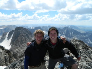 Two Happy Hikers on Top