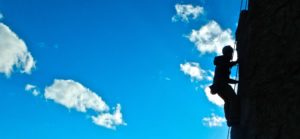 Rock Climbing Silhouette