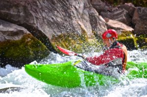 Extreme Green Kayak