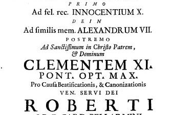 Epistolea Roberti Bellarmini