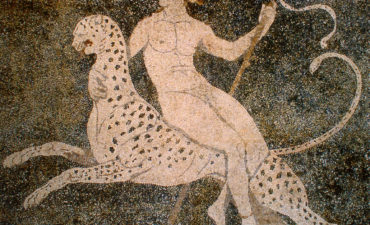 Dionysos on a cheetah