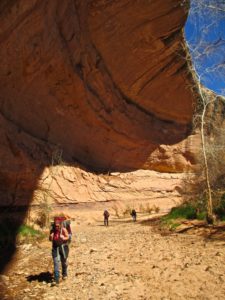 Overhanging Rock Wall