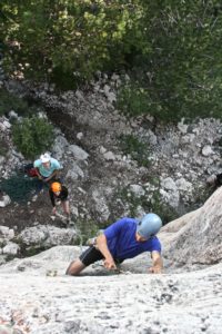 Rock Climbing Blue SHirt