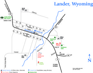 Map of Lander