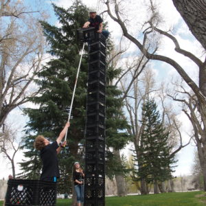 Crate Stacking in the park